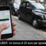 20 euro di bonus gratis per muoversi con Uber.